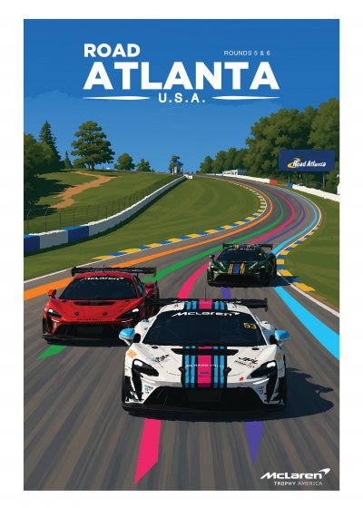 Michelin Raceway Road Atlanta poster