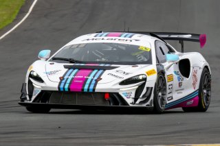 #53 McLaren Artura Trophy Evo of Neil Langberg and Kevin Madsen, RP Motorsports by Forte Racing, McLaren Trophy America, Am, SRO America, Sonoma Raceway, Sonoma, CA, March 2025.
 | Brian Cleary/SRO