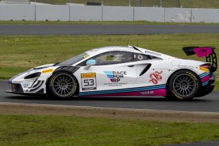 #53 McLaren Artura Trophy Evo of Neil Langberg and Kevin Madsen, RP Motorsports by Forte Racing, McLaren Trophy America, Am, SRO America, Sonoma Raceway, Sonoma, CA, March 2025.
 | Brian Cleary/SRO