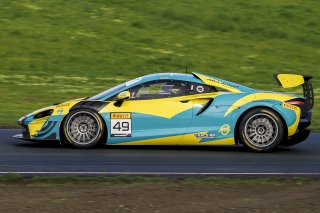 #49 McLaren Artura Trophy Evo of Stephen Sorbaro, OMS, McLaren Trophy America, Am, SRO America, Sonoma Raceway, Sonoma, CA, March 2025.
 | Brian Cleary/SRO