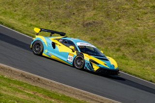 #49 McLaren Artura Trophy Evo of Stephen Sorbaro, OMS, McLaren Trophy America, Am, SRO America, Sonoma Raceway, Sonoma, CA, March 2025.
 | Brian Cleary/SRO