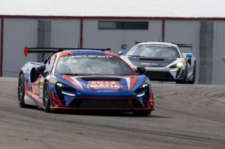 #17 McLaren Artura Trophy Evo of Tom Kopczynski and Eric Filgueiras, Riley Motorsports, McLaren Trophy America, Pro-Am, SRO America, Circuit fo the Americas, Austin, TX, April 2025.
 | Brian Cleary/SRO