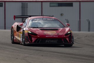 #74 McLaren Artura Trophy Evo of Casey Dennis and James Li, RWE Motorsport, McLaren Trophy America, Pro-Am, SRO America, Circuit fo the Americas, Austin, TX, April 2025.
 | Brian Cleary/SRO