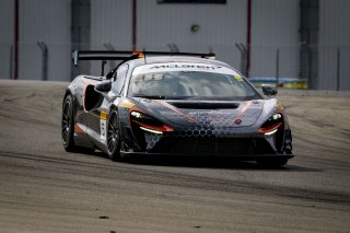 #5 McLaren Artura Trophy Evo of Deniz Teoman and Jeff Cook, Dark Horse Racing, McLaren Trophy America, SRO America, Circuit fo the Americas, Austin, TX, April 2025.
 | Brian Cleary/SRO