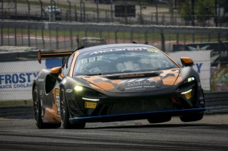#52 McLaren Artura Trophy Evo of Jason Guzman and Chris Leichtweis, AeroB Motorsports powered by Skip Barber Racing, McLaren Trophy America, SRO America, Circuit fo the Americas, Austin, TX, April 2025.
 | Brian Cleary/SRO