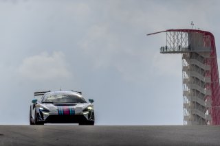#53 McLaren Artura Trophy Evo of Neil Langberg and Kevin Madsen, RP Motorsports by Forte Racing, McLaren Trophy America, Am, SRO America, Circuit fo the Americas, Austin, TX, April 2025.
 | Brian Cleary/SRO