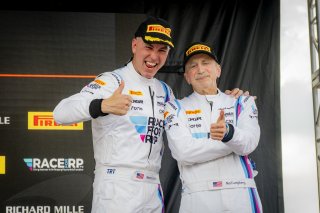 #53 McLaren Artura Trophy Evo of Neil Langberg and Kevin Madsen, RP Motorsports by Forte Racing, McLaren Trophy America, Am, SRO America, Circuit fo the Americas, Austin, TX, April 2025.
 | Brian Cleary/SRO