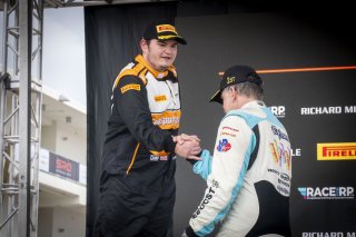 #21 McLaren Artura Trophy Evo of Colin Harrison, TechSport, McLaren Trophy America, Am, SRO America, Circuit fo the Americas, Austin, TX, April 2025.
 | Brian Cleary/SRO