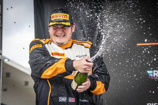 #21 McLaren Artura Trophy Evo of Colin Harrison, TechSport, McLaren Trophy America, Am, SRO America, Circuit of the Americas, Austin, TX, April 2025.
 | Brian Cleary/SRO