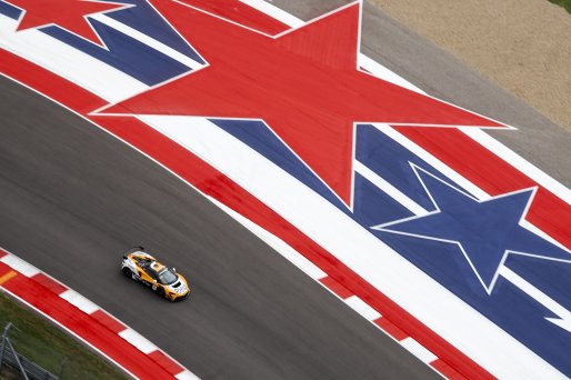 #919 McLaren Artura Trophy Evo of Cooper Broll and Tommy Pintos, Skip Barber Racing, McLaren Trophy America, Pro, SRO America, Circuit of the Americas, Austin, TX, April 2025.
 | Brian Cleary/SRO