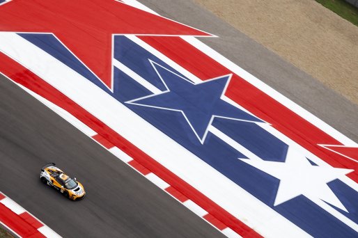 #919 McLaren Artura Trophy Evo of Cooper Broll and Tommy Pintos, Skip Barber Racing, McLaren Trophy America, Pro, SRO America, Circuit of the Americas, Austin, TX, April 2025.
 | Brian Cleary/SRO