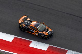 #52 McLaren Artura Trophy Evo of Jason Guzman and Chris Leichtweis, AeroB Motorsports powered by Skip Barber Racing, McLaren Trophy America, SRO America, Circuit of the Americas, Austin, TX, April 2025.
 | Brian Cleary/SRO