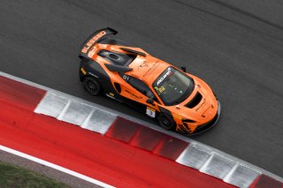 #3 McLaren Artura Trophy Evo of George Lawrence and Spencer Bucknum, Flying Lizards Motorsports, McLaren Trophy America, Pro-Am, SRO America, Circuit of the Americas, Austin, TX, April 2025.
 | Brian Cleary/SRO