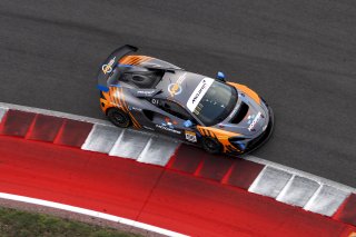 #56 McLaren Artura Trophy Evo of Robby Stockard and Bob Stockard, Hooper Street Racing, McLaren Trophy America, Am, SRO America, Circuit of the Americas, Austin, TX, April 2025.
 | Brian Cleary/SRO