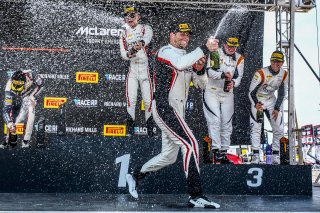 #74 McLaren Artura Trophy Evo of Casey Dennis and James Li, RWE Motorsport, McLaren Trophy America, Pro-Am, SRO America, Circuit fo the Americas, Austin, TX, April 2025.
 | Brian Cleary/SRO