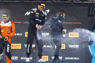 #43 McLaren Artura Trophy Evo of Alexandra Hainer and Jesse Lazare, Motorsports in Action, McLaren Trophy America, Pro-Am, SRO America, Circuit fo the Americas, Austin, TX, April 2025.
 | Brian Cleary/SRO