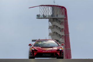 #74 McLaren Artura Trophy Evo of Casey Dennis and James Li, RWE Motorsport, McLaren Trophy America, Pro-Am, SRO America, Circuit fo the Americas, Austin, TX, April 2025.
 | Brian Cleary/SRO
