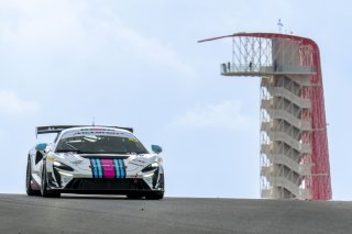 #53 McLaren Artura Trophy Evo of Neil Langberg and Kevin Madsen, RP Motorsports by Forte Racing, McLaren Trophy America, Am, SRO America, Circuit fo the Americas, Austin, TX, April 2025.
 | Brian Cleary/SRO