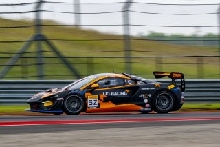 #52 McLaren Artura Trophy Evo of Jason Guzman and Chris Leichtweis, AeroB Motorsports powered by Skip Barber Racing, McLaren Trophy America, SRO America, Circuit fo the Americas, Austin, TX, April 2025.
 | Brian Cleary/SRO
