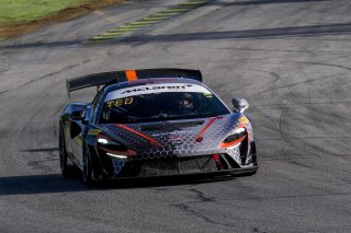 #5 McLaren Artura Trophy Evo of Deniz Teoman and Jeff Cook, Dark Horse Racing, McLaren Trophy America, SRO America, VIRginia International Raceway, alton, VA, July 2025.
 | Brian Cleary/SRO
