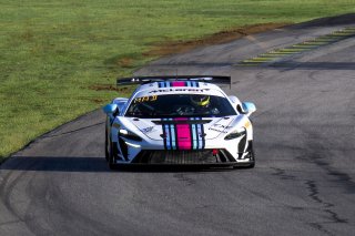 #53 McLaren Artura Trophy Evo of Neil Langberg and Kevin Madsen, RP Motorsports by Forte Racing, McLaren Trophy America, Am, SRO America, VIRginia International Raceway, alton, VA, July 2025.
 | Brian Cleary/SRO