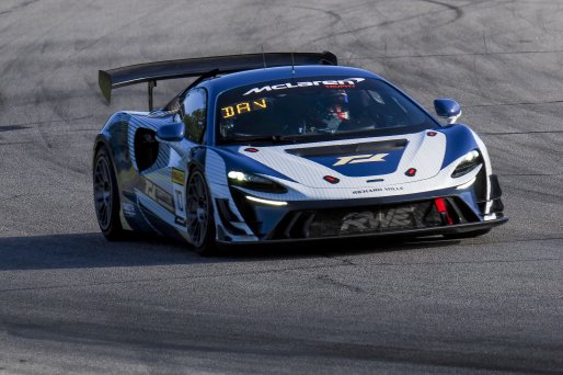 #10 McLaren Artura Trophy Evo of John Dempsey and Andrew Davis, RWE Motorsport, McLaren Trophy America, Pro-Am, SRO America, VIRginia International Raceway, alton, VA, July 2025.
 | Brian Cleary/SRO