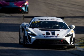 #14 McLaren Artura Trophy Evo of James Sofronas, GMG Racing, McLaren Trophy America, Am, SRO America, VIRginia International Raceway, alton, VA, July 2025.
 | Brian Cleary/SRO