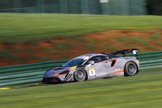#5 McLaren Artura Trophy Evo of Deniz Teoman and Jeff Cook, Dark Horse Racing, McLaren Trophy America, SRO America, VIRginia International Raceway, alton, VA, July 2025.
 | Brian Cleary/SRO