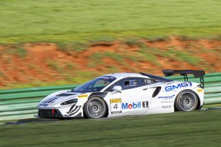 #4 McLaren Artura Trophy Evo of K.C. King and John Capestro-Dubets, GMG Racing, McLaren Trophy America, SRO America, VIRginia International Raceway, alton, VA, July 2025.
 | Brian Cleary/SRO
