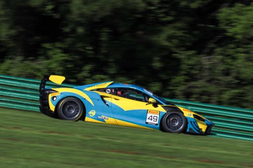 #49 McLaren Artura Trophy Evo of Stephen Sorbaro, OMS, McLaren Trophy America, Am, SRO America, VIRginia International Raceway, alton, VA, July 2025.
 | Brian Cleary/SRO