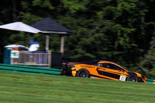 #21 McLaren Artura Trophy Evo of Colin Harrison, TechSport, McLaren Trophy America, Am, SRO America, VIRginia International Raceway, alton, VA, July 2025.
 | Brian Cleary/SRO