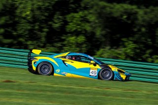 #49 McLaren Artura Trophy Evo of Stephen Sorbaro, OMS, McLaren Trophy America, Am, SRO America, VIRginia International Raceway, alton, VA, July 2025.
 | Brian Cleary/SRO