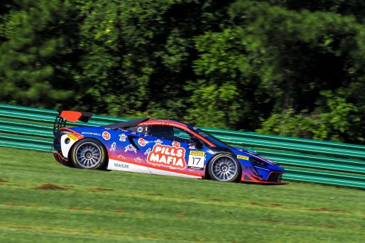 #17 McLaren Artura Trophy Evo of Tom Kopczynski and Eric Filgueiras, Riley Motorsports, McLaren Trophy America, Pro-Am, SRO America, VIRginia International Raceway, alton, VA, July 2025.
 | Brian Cleary/SRO