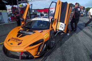 #21 McLaren Artura Trophy Evo of Colin Harrison, TechSport, McLaren Trophy America, Am, SRO America, VIRginia International Raceway, alton, VA, July 2025.
 | Brian Cleary/SRO