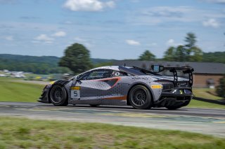 #5 McLaren Artura Trophy Evo of Deniz Teoman and Jeff Cook, Dark Horse Racing, McLaren Trophy America, SRO America, VIRginia International Raceway, alton, VA, July 2025.
 | Brian Cleary/SRO