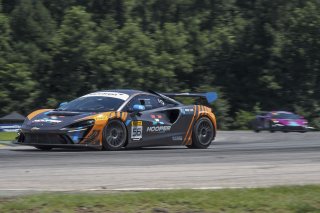 #56 McLaren Artura Trophy Evo of Robby Stockard and Bob Stockard, Hooper Street Racing, McLaren Trophy America, Am, SRO America, VIRginia International Raceway, alton, VA, July 2025.
 | Brian Cleary/SRO