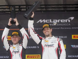 #74 McLaren Artura Trophy Evo of Casey Dennis and James Li, RWE Motorsport, McLaren Trophy America, Pro-Am, SRO America, VIRginia International Raceway, alton, VA, July 2025.
 | Brian Cleary/SRO