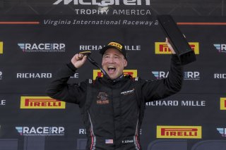 #5 McLaren Artura Trophy Evo of Deniz Teoman and Jeff Cook, Dark Horse Racing, McLaren Trophy America, SRO America, VIRginia International Raceway, alton, VA, July 2025.
 | Brian Cleary/SRO