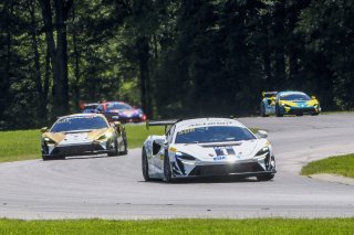 #14 McLaren Artura Trophy Evo of James Sofronas, GMG Racing, McLaren Trophy America, Am, SRO America, VIRginia International Raceway, alton, VA, July 2025.
 | Brian Cleary/SRO