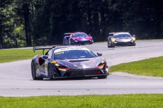 #5 McLaren Artura Trophy Evo of Deniz Teoman and Jeff Cook, Dark Horse Racing, McLaren Trophy America, SRO America, VIRginia International Raceway, alton, VA, July 2025.
 | Brian Cleary/SRO