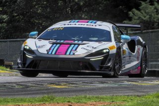 #53 McLaren Artura Trophy Evo of Neil Langberg and Kevin Madsen, RP Motorsports by Forte Racing, McLaren Trophy America, Am, SRO America, VIRginia International Raceway, alton, VA, July 2025.
 | Brian Cleary/SRO