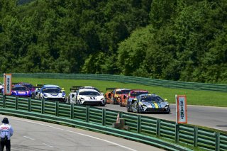 #919 McLaren Artura Trophy Evo of Cooper Broll and Tommy Pintos, Skip Barber Racing, McLaren Trophy America, Pro, SRO America, VIRginia International Raceway, alton, VA, July 2025.
 | Rick Houghton/SRO