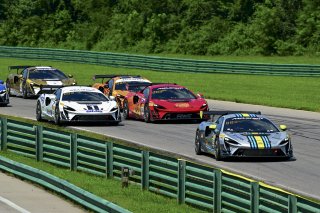 #919 McLaren Artura Trophy Evo of Cooper Broll and Tommy Pintos, Skip Barber Racing, McLaren Trophy America, Pro, SRO America, VIRginia International Raceway, alton, VA, July 2025.
 | Rick Houghton/SRO