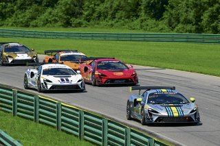 #919 McLaren Artura Trophy Evo of Cooper Broll and Tommy Pintos, Skip Barber Racing, McLaren Trophy America, Pro, SRO America, VIRginia International Raceway, alton, VA, July 2025.
 | Rick Houghton/SRO