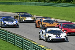 #14 McLaren Artura Trophy Evo of James Sofronas, GMG Racing, McLaren Trophy America, Am, SRO America, VIRginia International Raceway, alton, VA, July 2025.
 | Rick Houghton/SRO