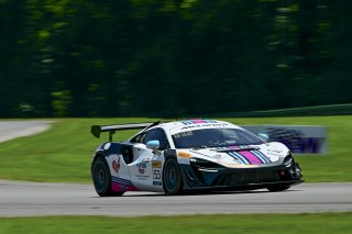 #53 McLaren Artura Trophy Evo of Neil Langberg and Kevin Madsen, RP Motorsports by Forte Racing, McLaren Trophy America, Am, SRO America, VIRginia International Raceway, alton, VA, July 2025.
 | Rick Houghton/SRO