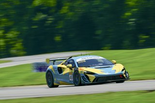 #49 McLaren Artura Trophy Evo of Stephen Sorbaro, OMS, McLaren Trophy America, Am, SRO America, VIRginia International Raceway, alton, VA, July 2025.
 | Rick Houghton/SRO