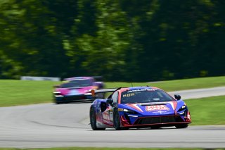 #17 McLaren Artura Trophy Evo of Tom Kopczynski and Eric Filgueiras, Riley Motorsports, McLaren Trophy America, Pro-Am, SRO America, VIRginia International Raceway, alton, VA, July 2025.
 | Rick Houghton/SRO