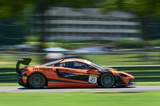 #21 McLaren Artura Trophy Evo of Colin Harrison, TechSport, McLaren Trophy America, Am, SRO America, VIRginia International Raceway, alton, VA, July 2025.
 | Rick Houghton/SRO