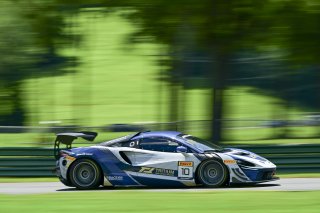 #10 McLaren Artura Trophy Evo of John Dempsey and Andrew Davis, RWE Motorsport, McLaren Trophy America, Pro-Am, SRO America, VIRginia International Raceway, alton, VA, July 2025.
 | Rick Houghton/SRO